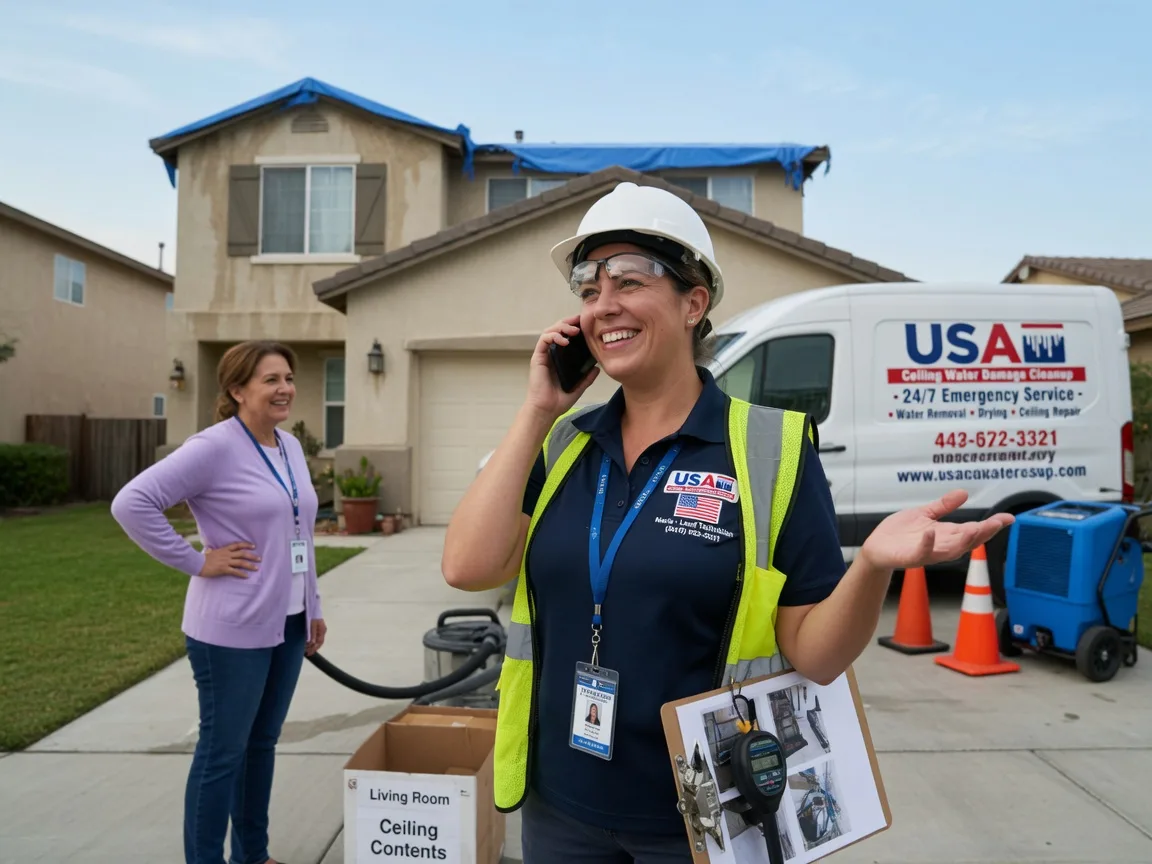 Ceiling Water Damage Restoration Le Claire, IA FAQs