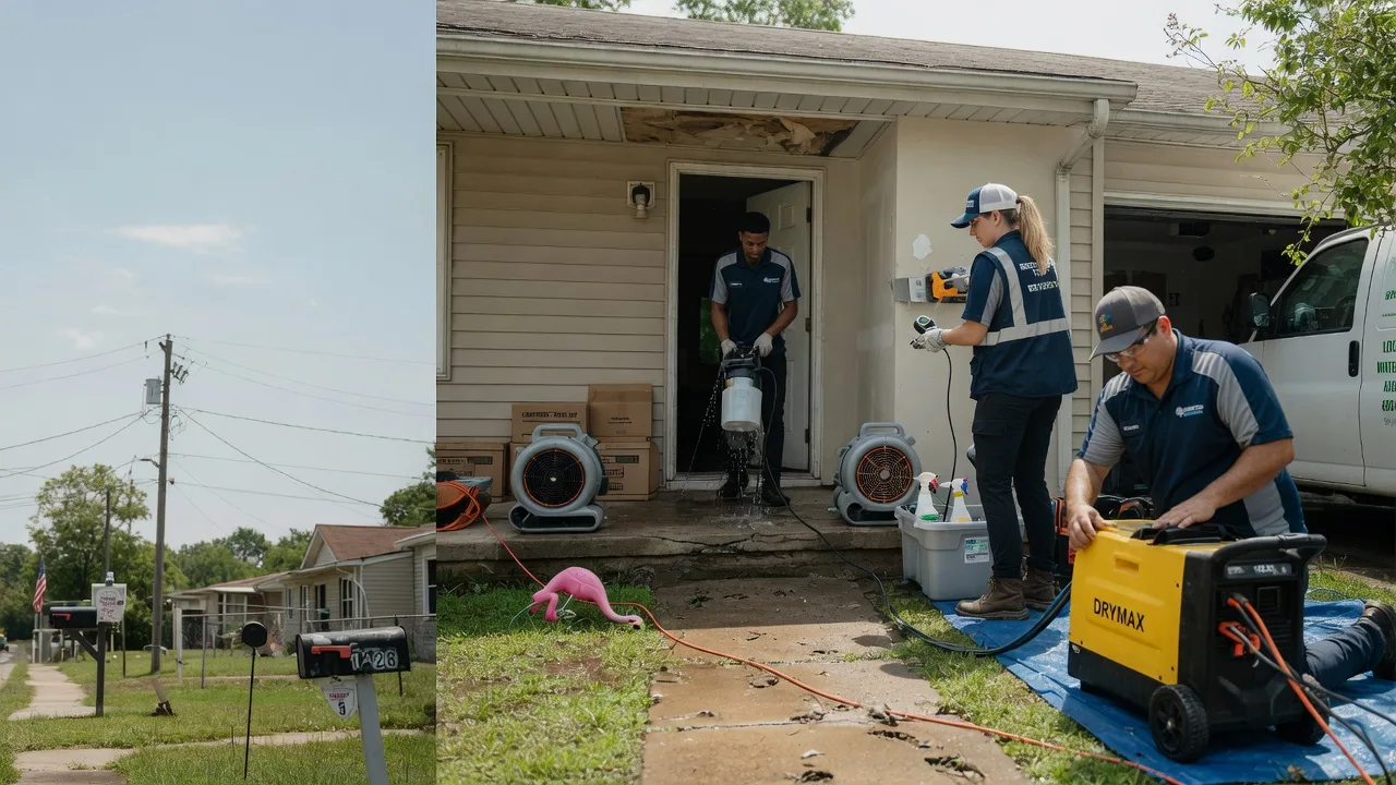 Storm Damage Water Removal in Le Claire, IA near me